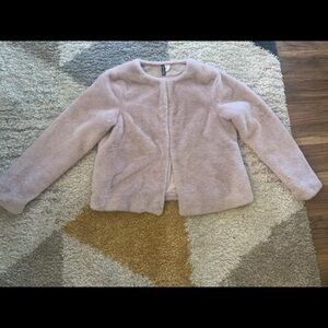 Cozy Pink Faux Fur Jacket